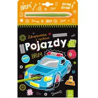 Pojazdy. Zdrapywanka z rysikiem