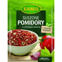Suszone pomidory z czosnkiem i bazylia 12g