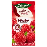 Herbata owocowa malina kawalki owocow herbaciany ogrod 20*2,7g