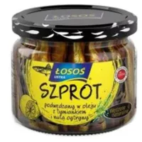 Szprot podwędzany w oleju z tymiankiem i nutą cytryny 250 g