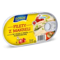 Filety z makreli w oleju z pastą pomidorową 175 g