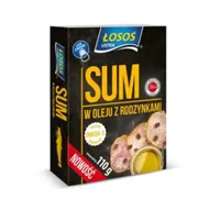 Sum w oleju z rodzynkami 110 g