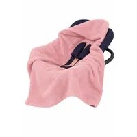 Kocyk do fotelika z kapturkiem Retro Pink