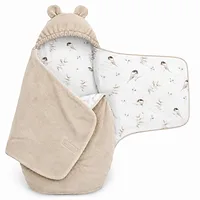 Cztery Słonie otulacz do fotelika flat minky Wróbelki, beige WG1847,6780