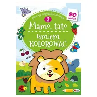 Książeczka z Naklejkami Kolorowanka dla Dzieci