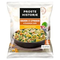 Kokardki ze szpinakiem w kremowym sosie 450G